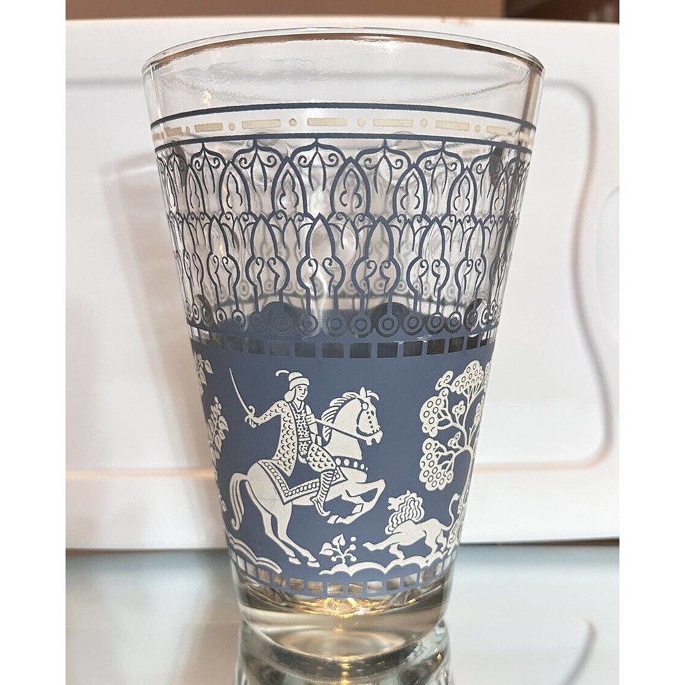 Hazel Atlas Arabian Knights Coin Dot Ice Bucket 1950s Barware